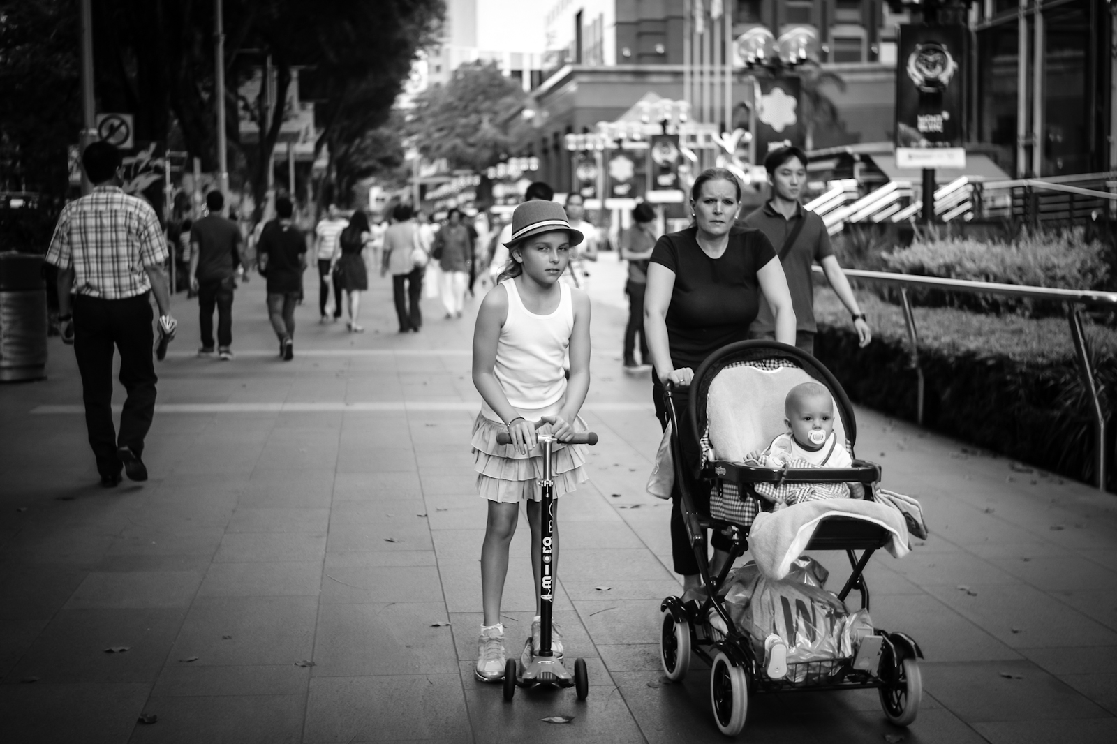Family in Orchard Road