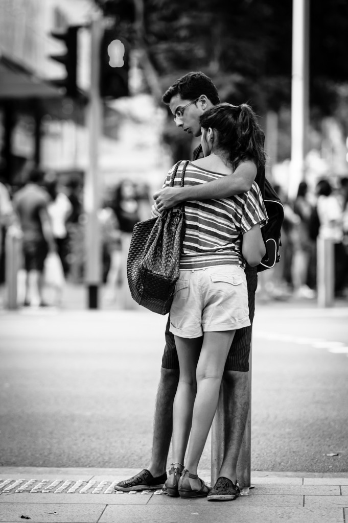 Street photography - Couple in Orchard Road