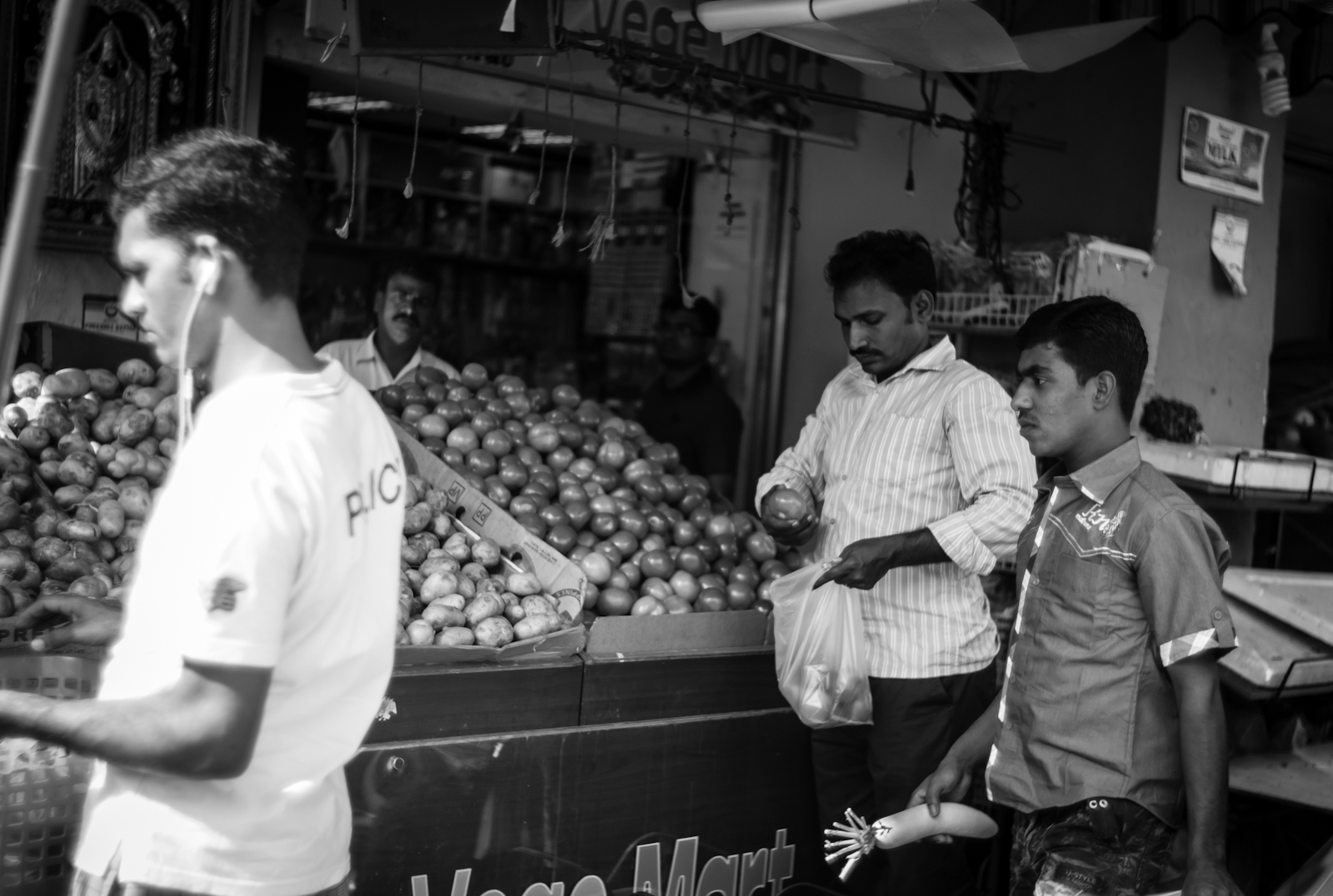 Street photography - Indian grocer