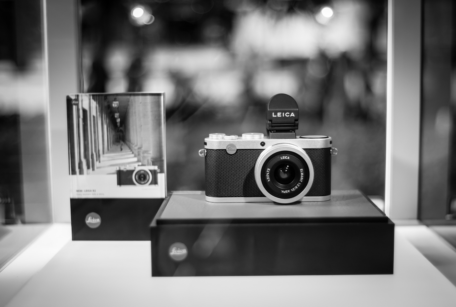 Street photography - Leica X2 on display