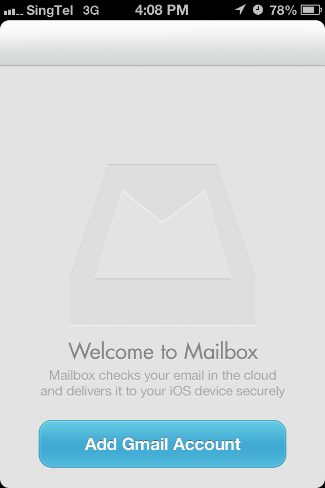 Mailbox welcome