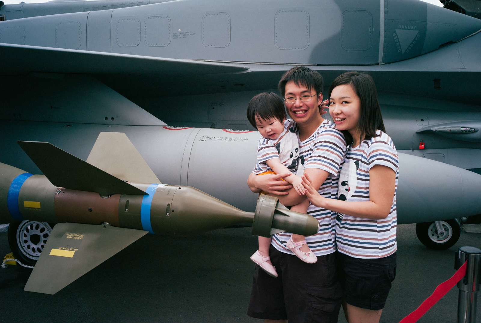 Baby at the Singapore Airshow 2014